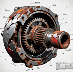 回轉(zhuǎn)減速機露天工況怎么防雨水銹蝕？